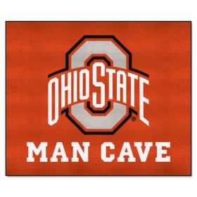 Ohio State Man Cave Tailgater Rug 5'x6'