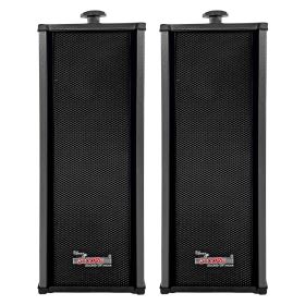 5 CORE Outdoor Speakers Pair Stereo in Wall Speaker 100W Peak Passive Mount Wired Waterproof Patio House Garage Indoor Exterior Audio System Boci