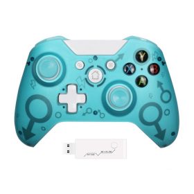 2.4G Wireless Game Controller For Xbox One Accessories Gamepad For Android Smart Phone/Steam PC Joystick For PS3 Controle Joypad (Color: Blue, Ships From: China)