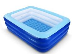 150cm-210cm- 300cm Inflatablepool (Option: 210cm deep blue)